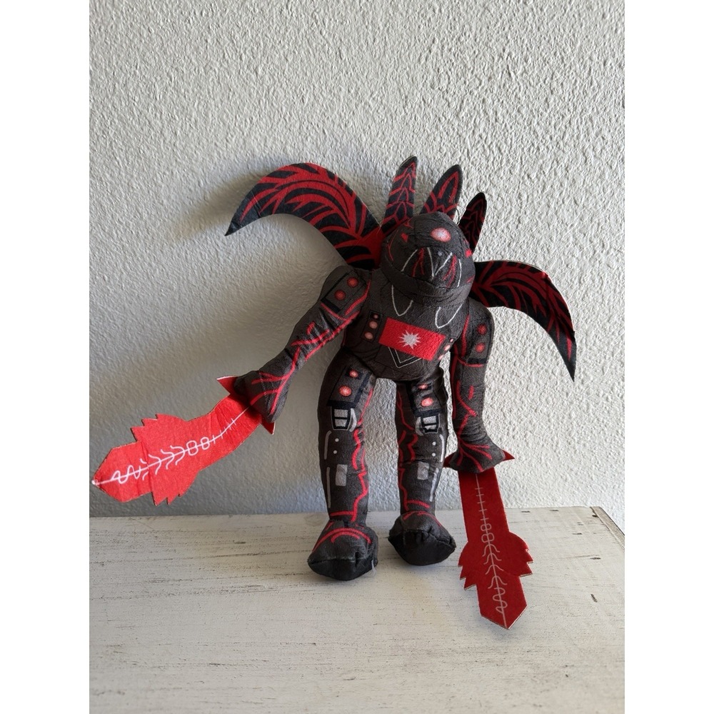 Skibidi Toilet Titan Figure Boss Titan Sword Man Plush Doll Funny Monster Red - Picture 1 of 4
